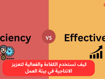 الكفاءة والفاعلية في بيئات العمل: الفروق الجوهرية وأهميتها لتحقيق النجاح