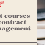 Best courses on contract management