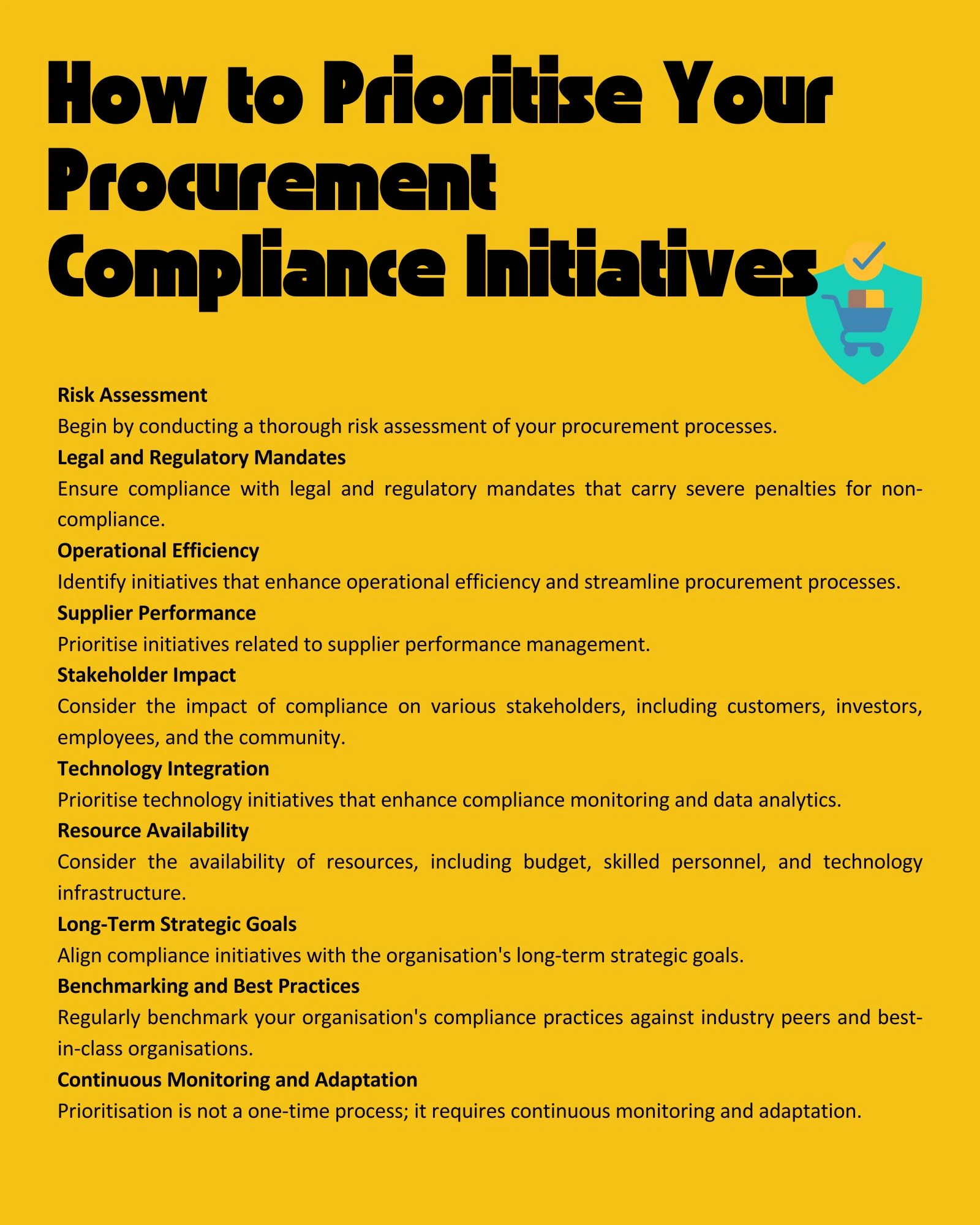 How to Prioritise Your Procurement Compliance Initiatives