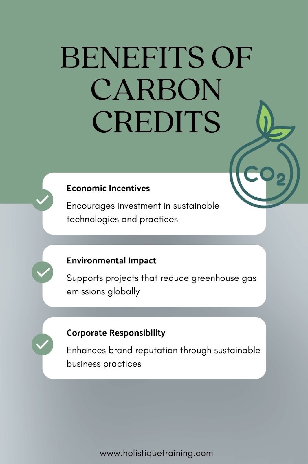 Benefits of carbon credits