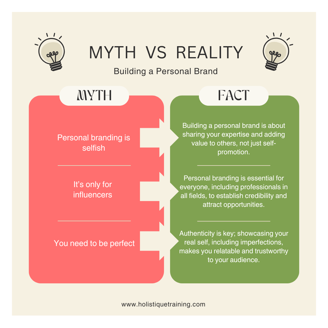 Myth vs. reality: build a personal brand