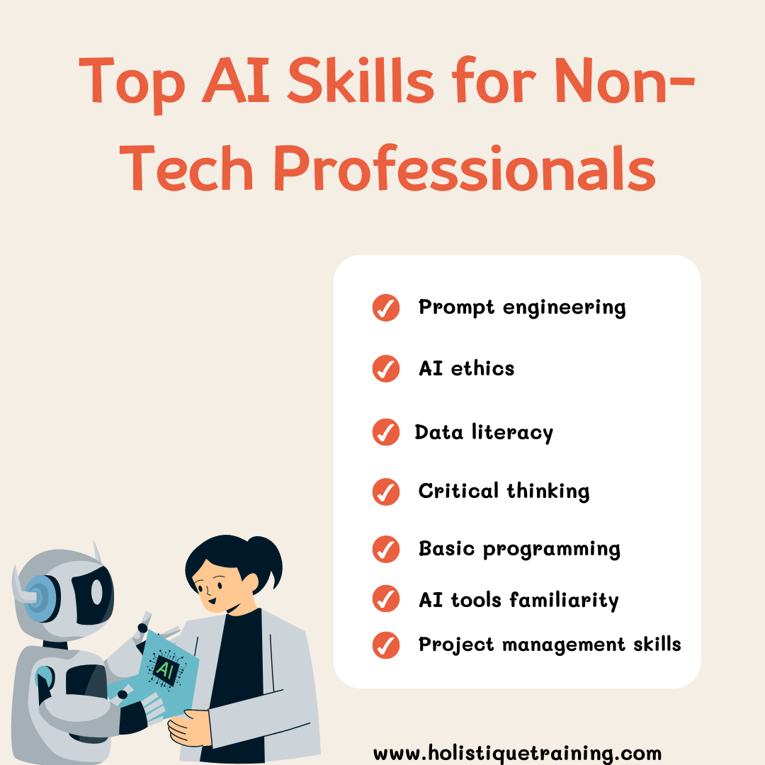 top AI skills for non-tech professionals