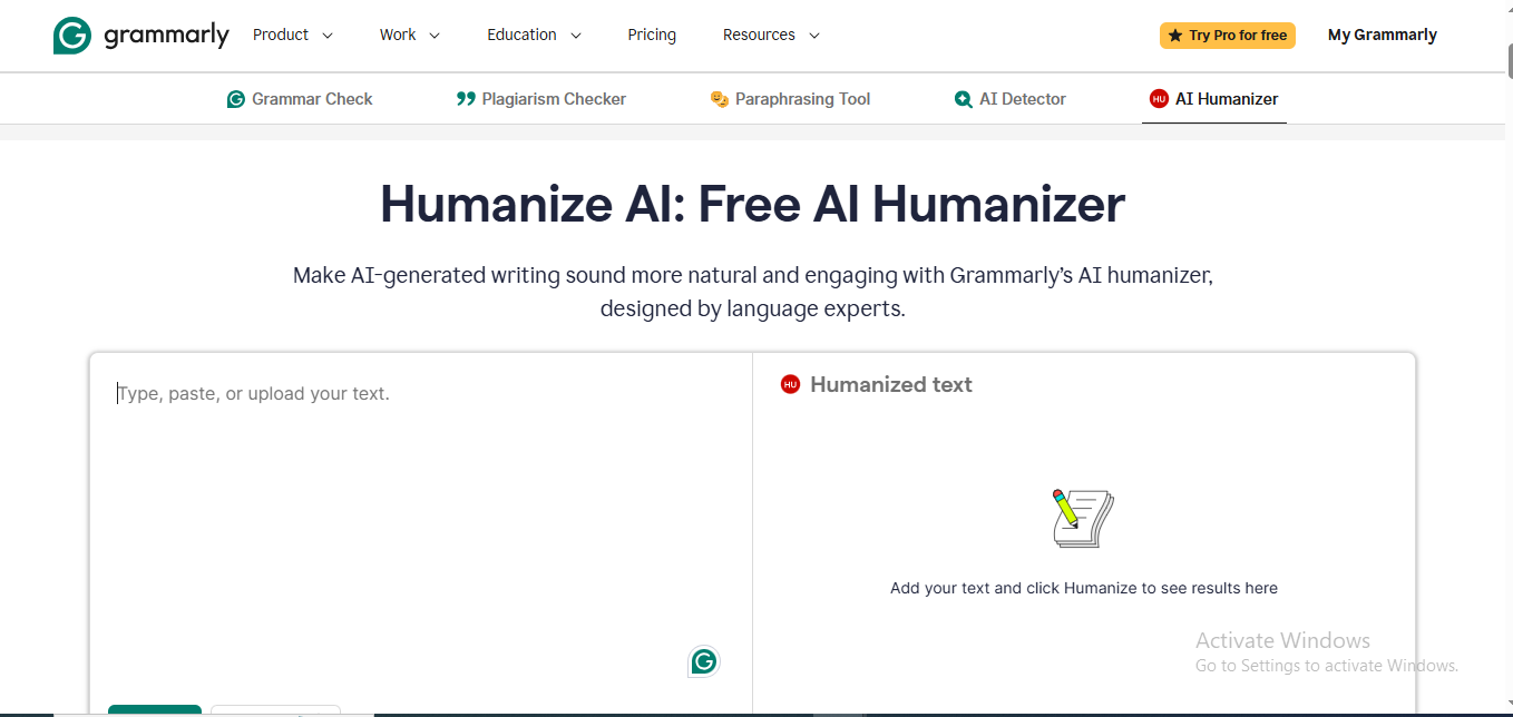 Grammarly AI Humanizer