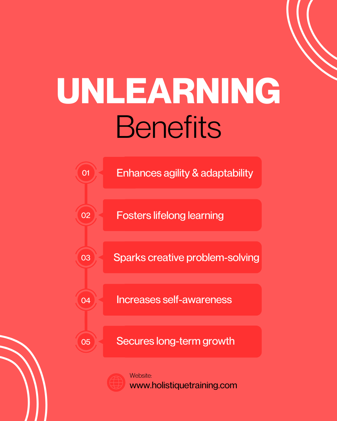 Unlearning benefits