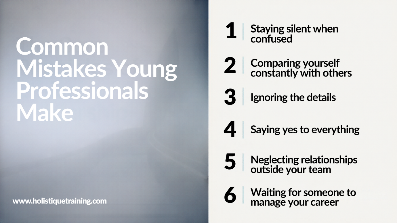 common mistakes young professional make