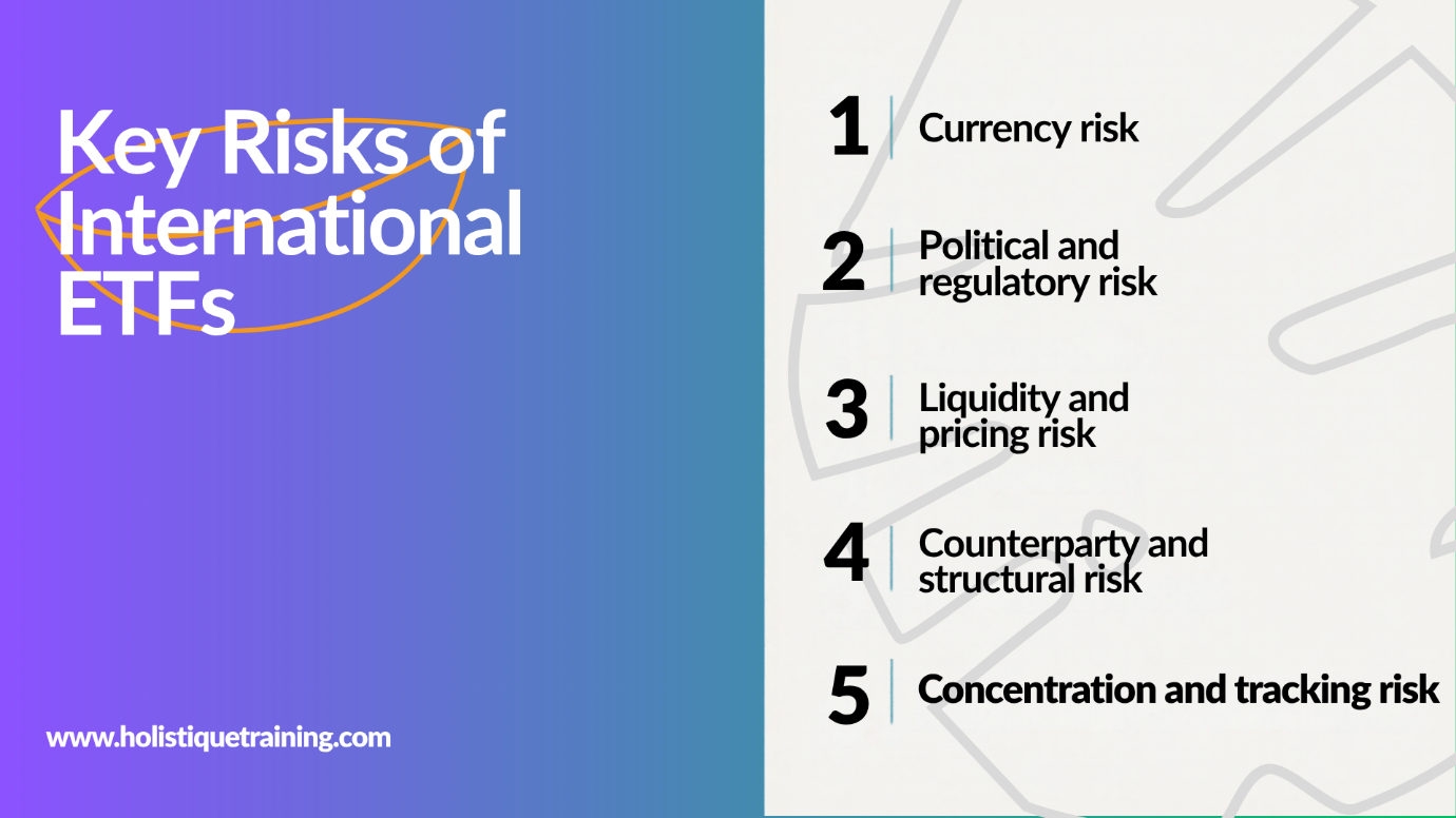 key risks of international ETFs