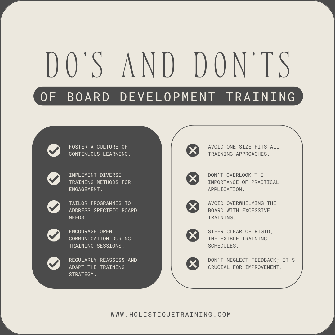 invest in board development
