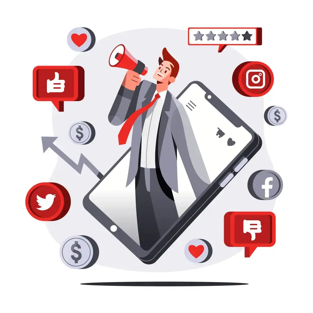 Social media marketing for businesses