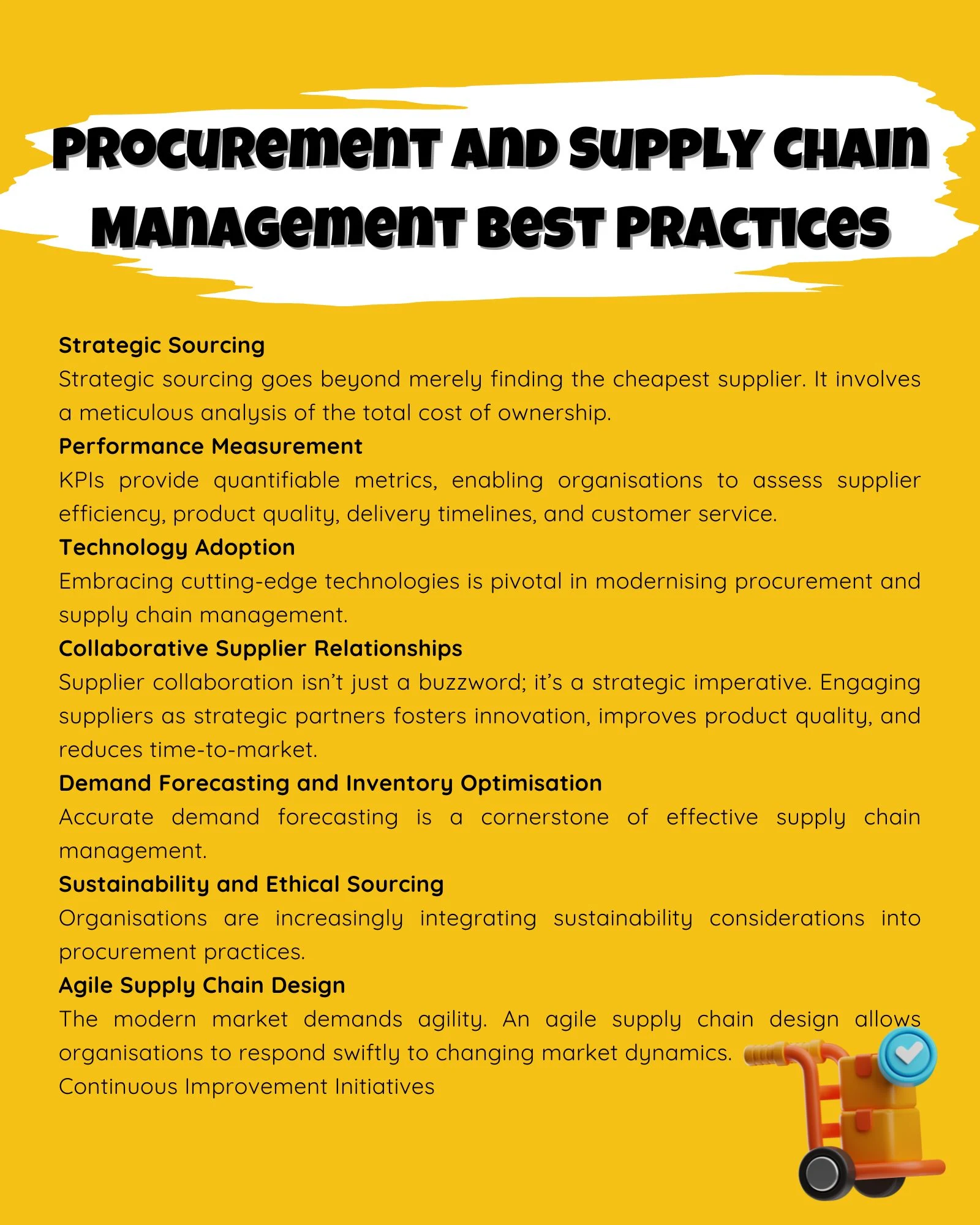 Procurement and Supply Chain Management Best Practices