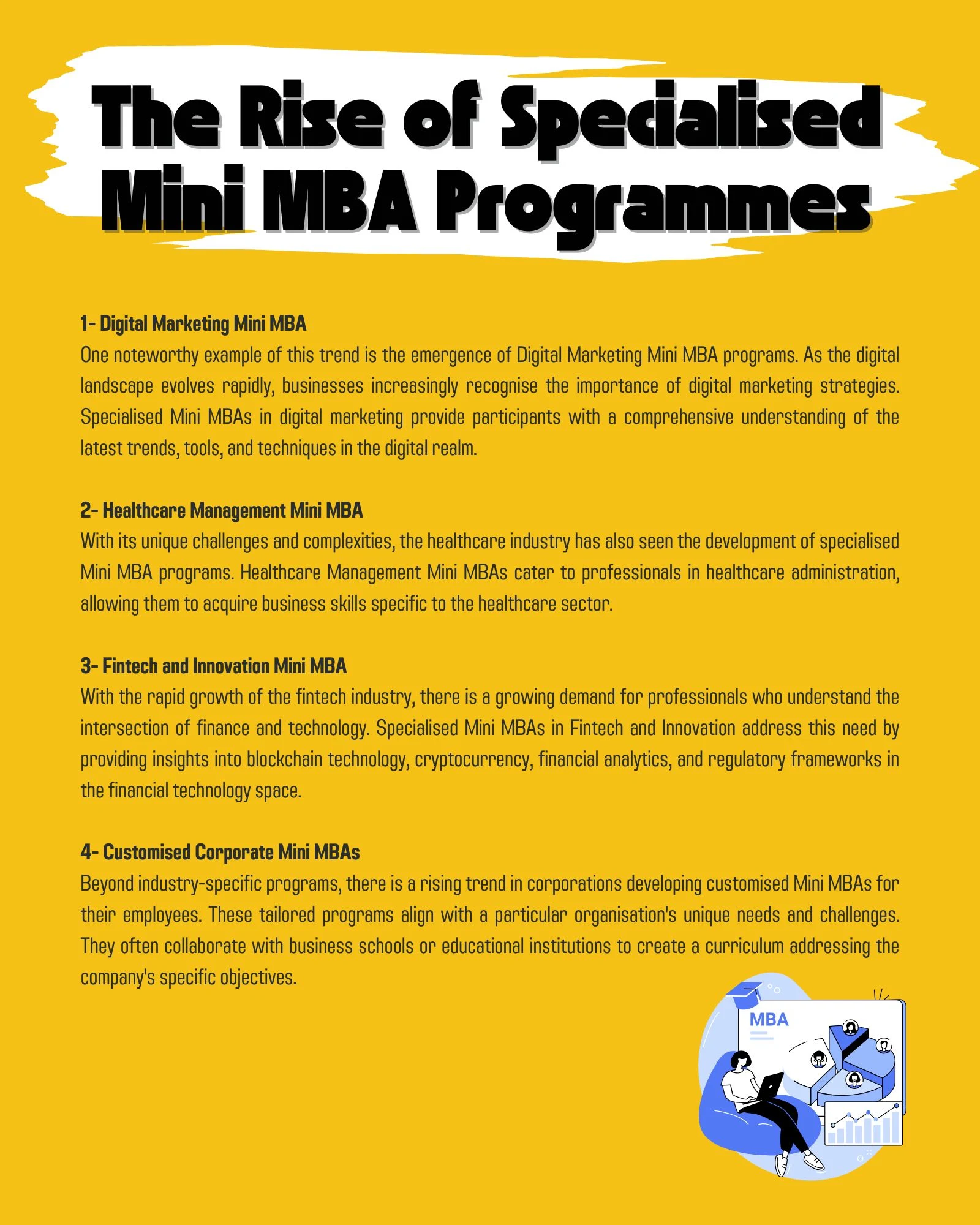 The Rise of Specialised Mini MBA Programmes