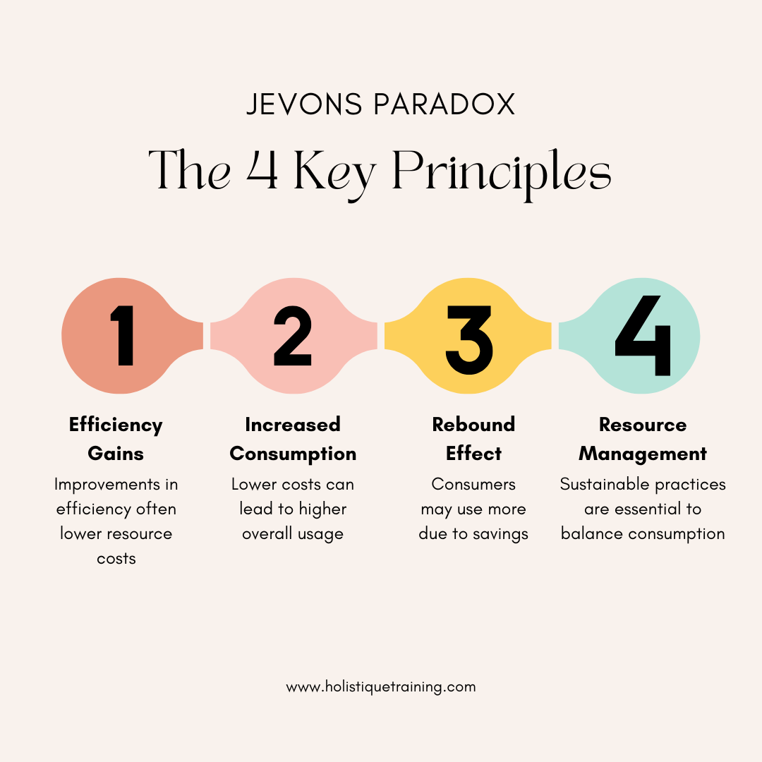4 key principles to Jevons paradox