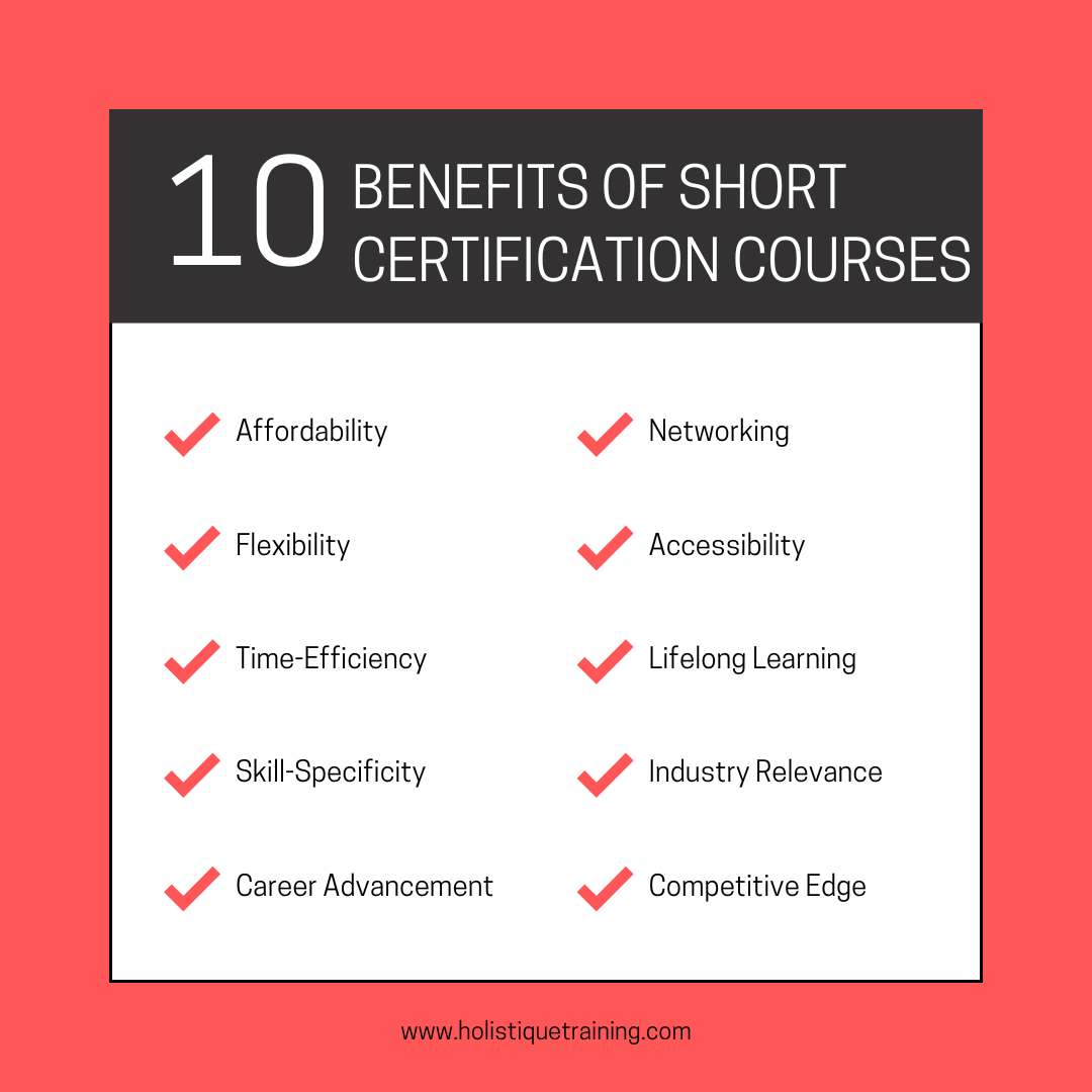 10 benefits of short certification courses