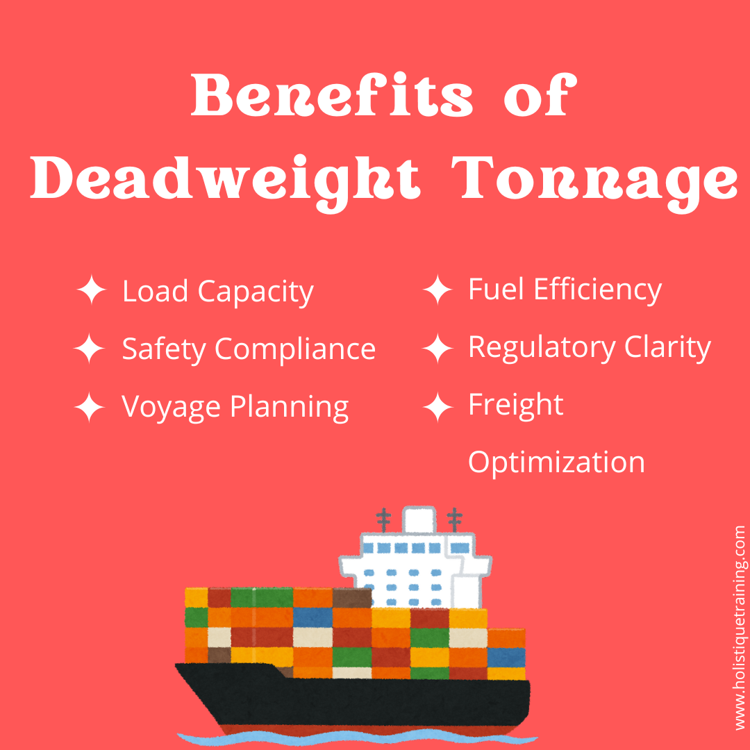 Benefits of deadweight tonnage