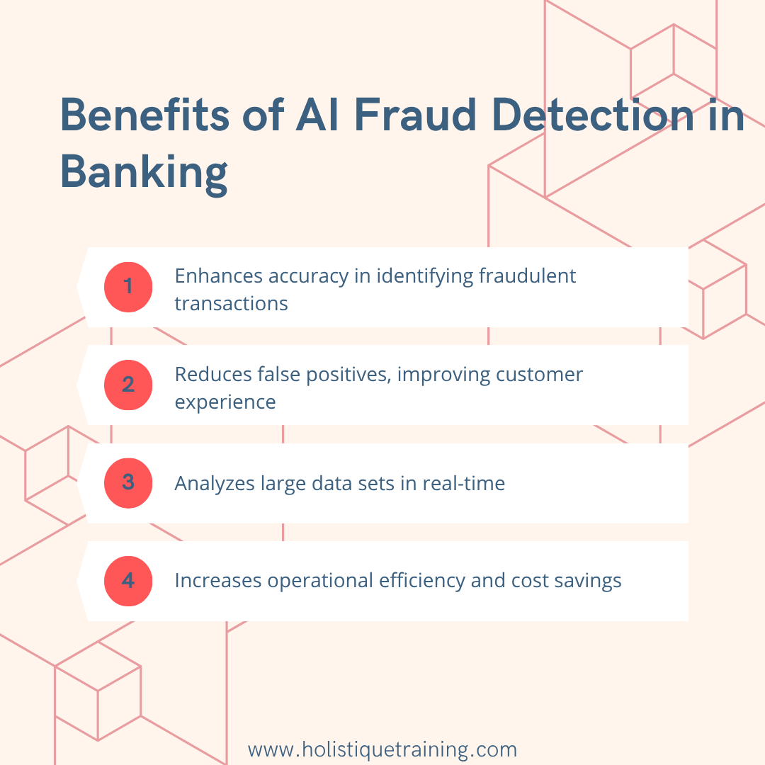 Benefits of AI fraud detection in banking