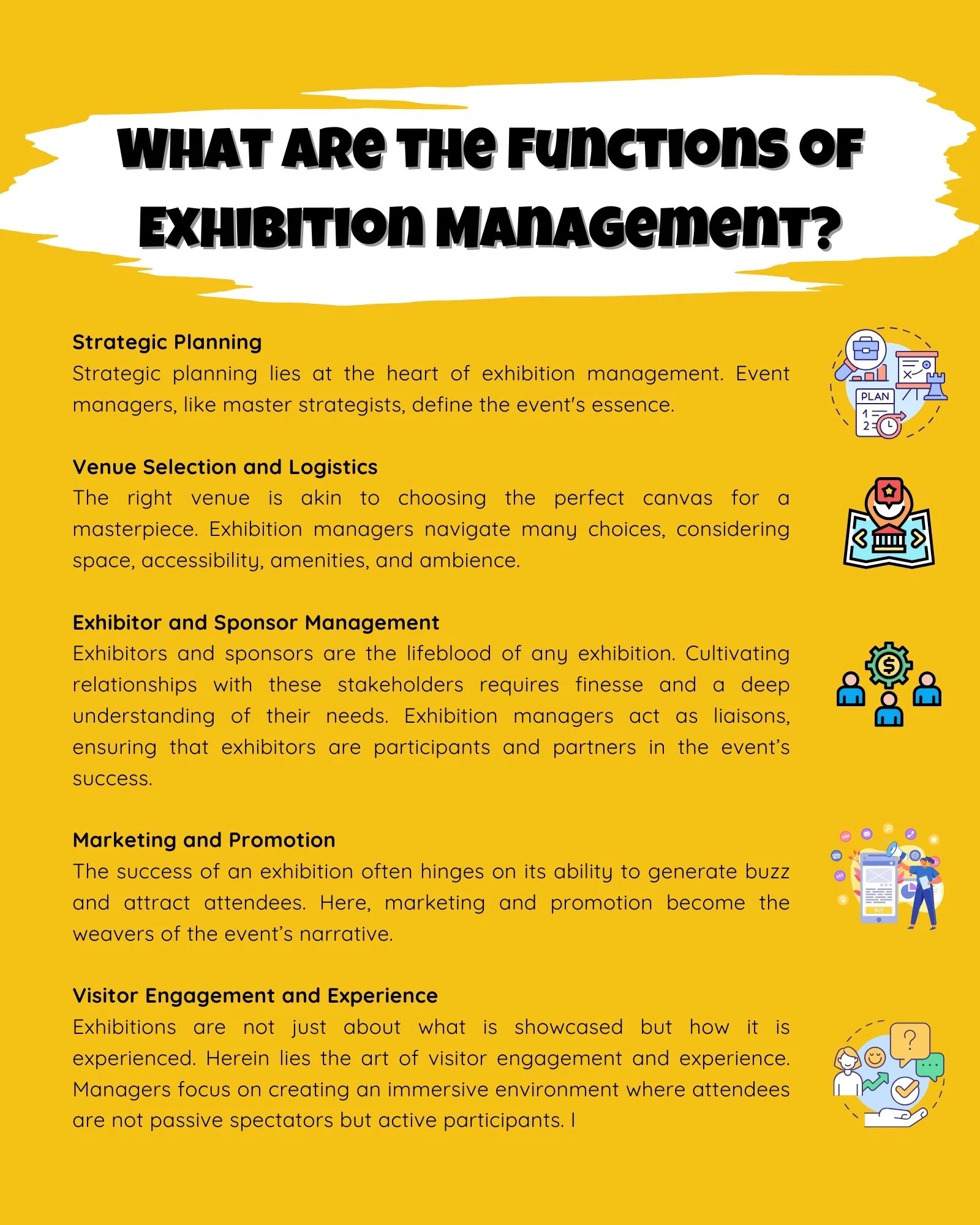 What Are the Functions of Exhibition Management?